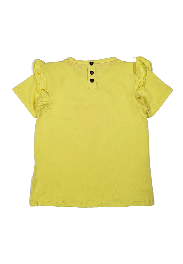 T-shirt jaune pour fille