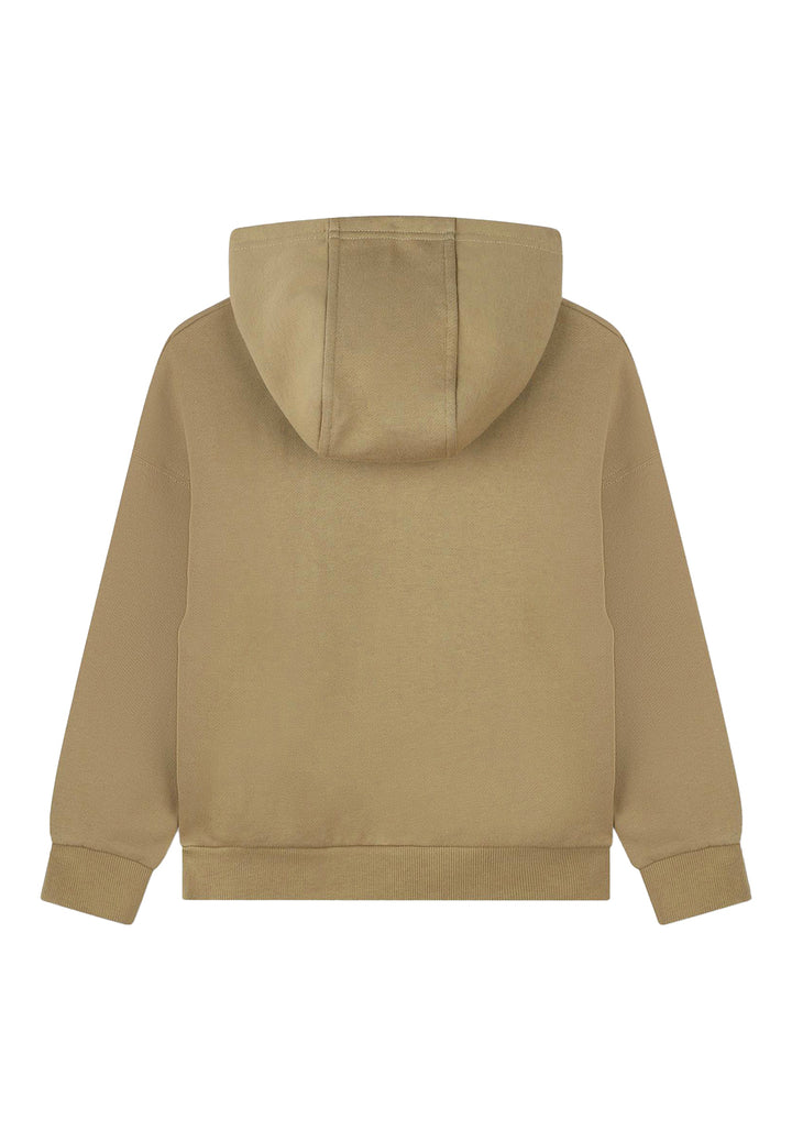 Sweat à capuche beige pour enfant