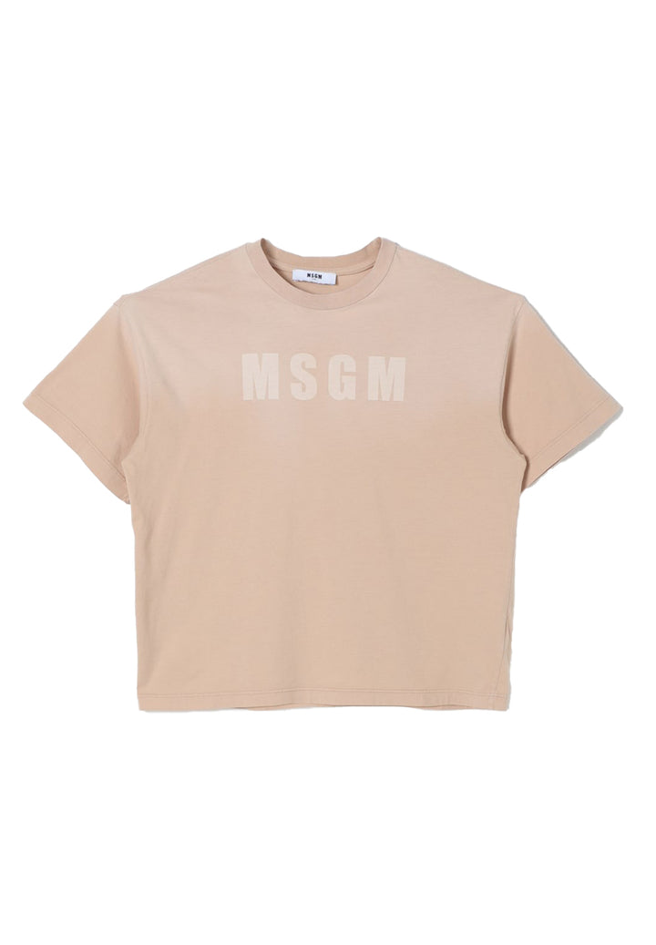 T-shirt beige per bambina