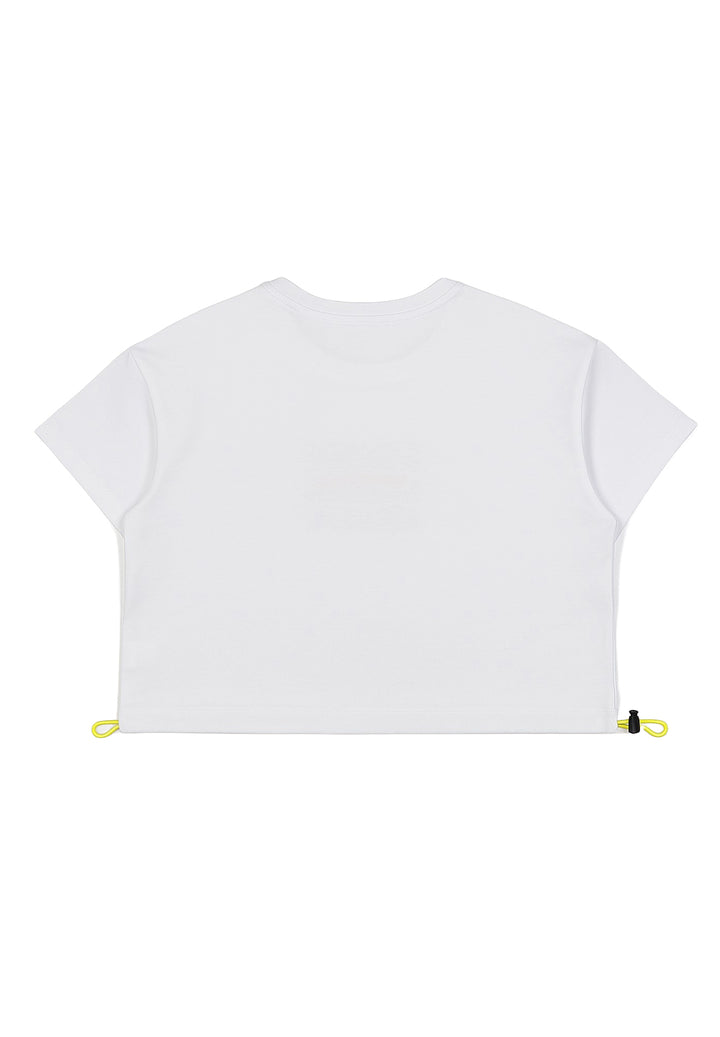 T-shirt bianca per bambina