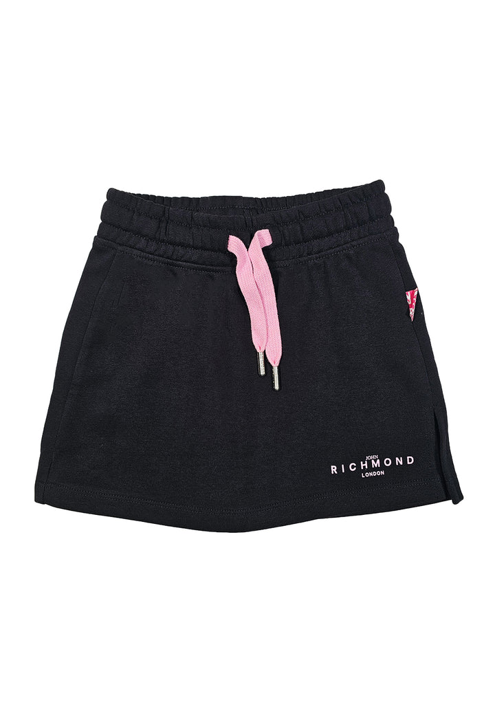 Jupe sweat noire pour fille