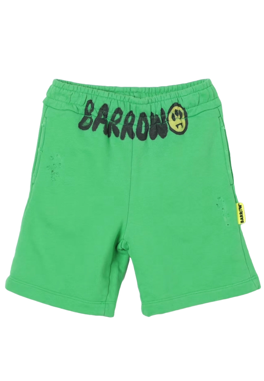 Bermuda felpa verde per bambino