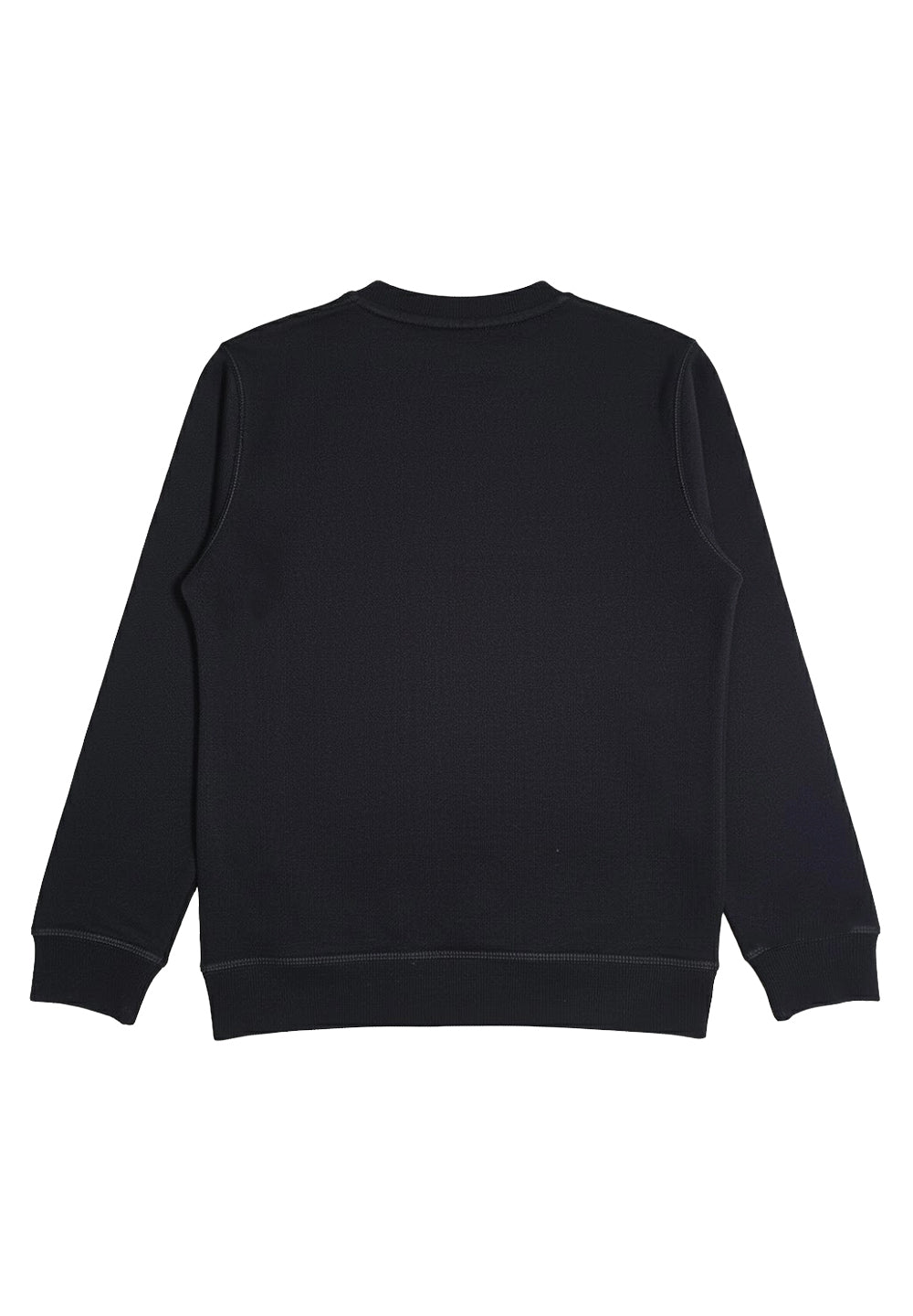 Felpa girocollo nera per bambino