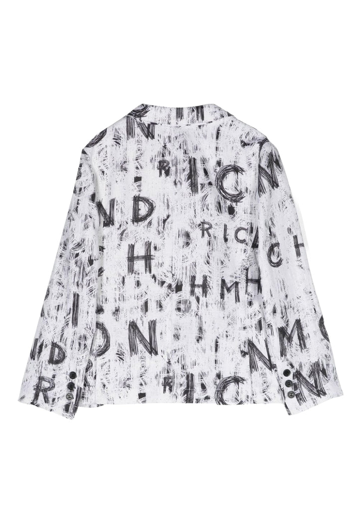 Weiße Leinenjacke für Kinder