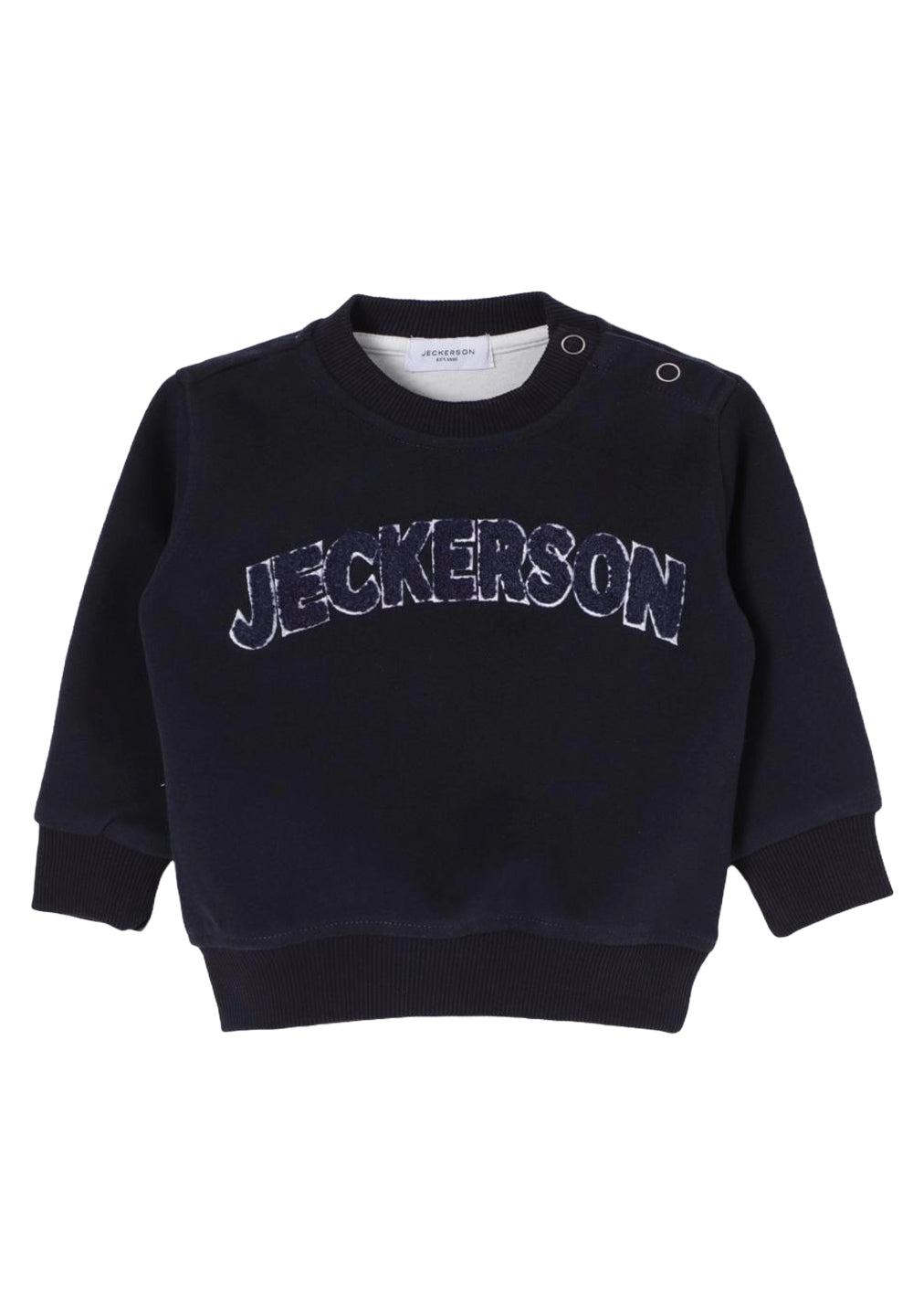 Sweat-shirt bleu à col rond pour nouveau-nés