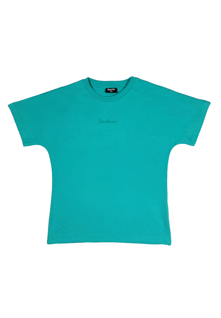 T-shirt vert menthe pour fille