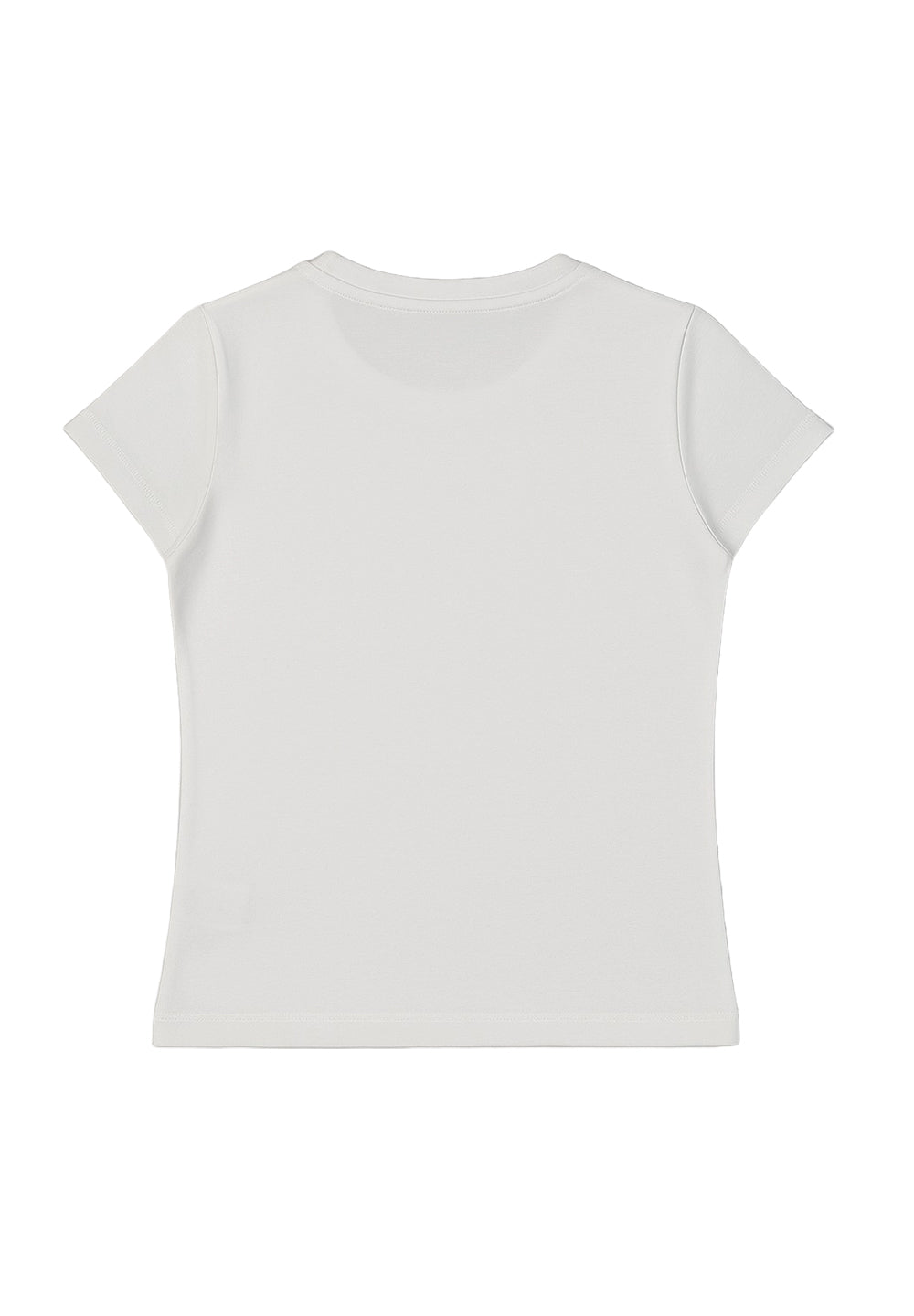 T-shirt bianca per bambina