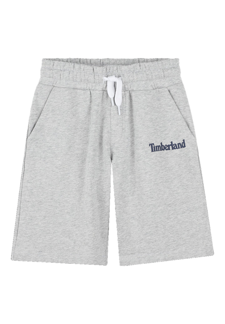 Bermuda sweat-shirt gris pour garçon