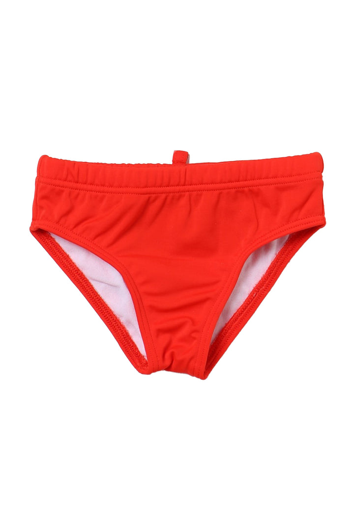 Culotte de maillot de bain bébé rouge