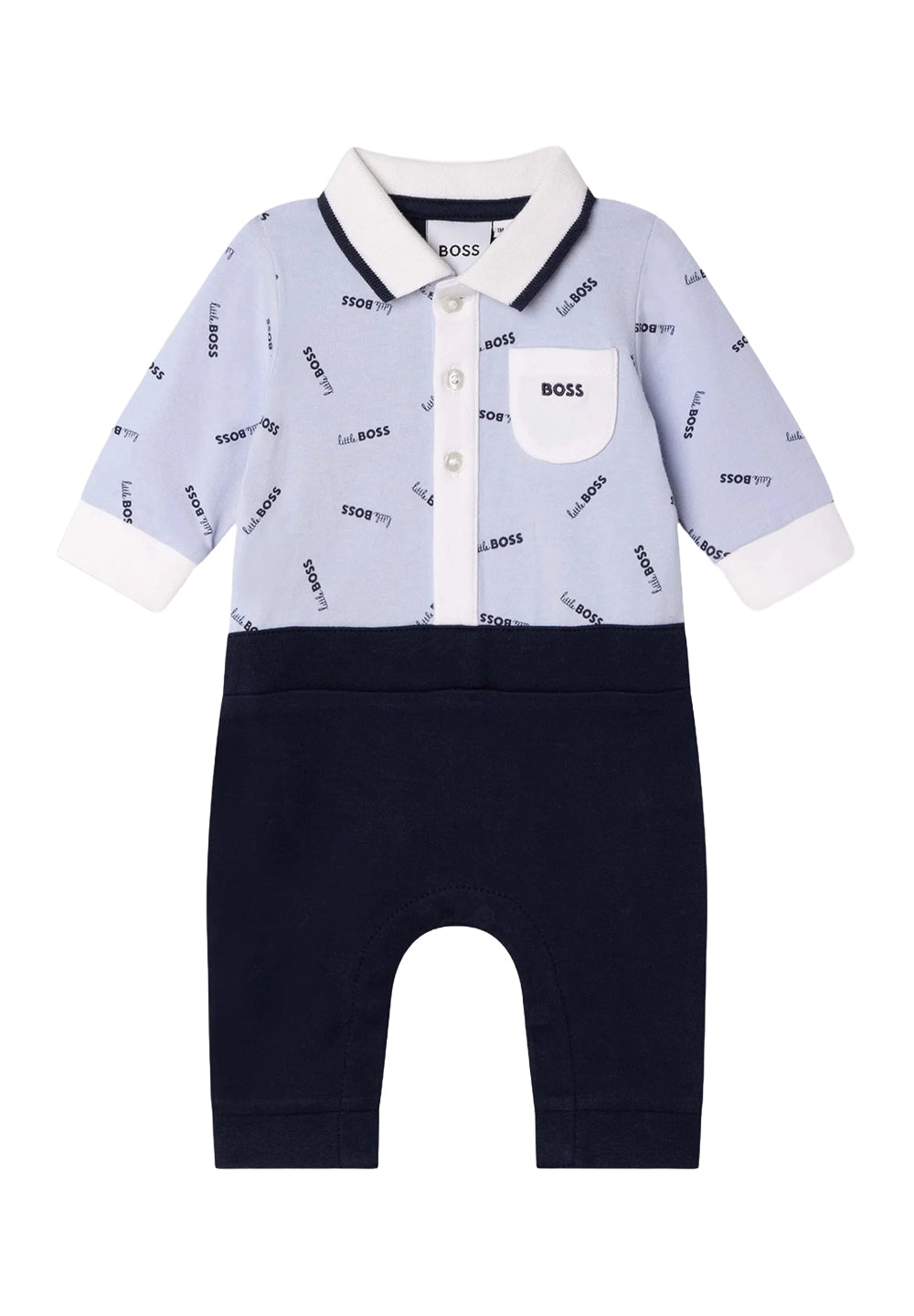 Barboteuse bleue pour bébé