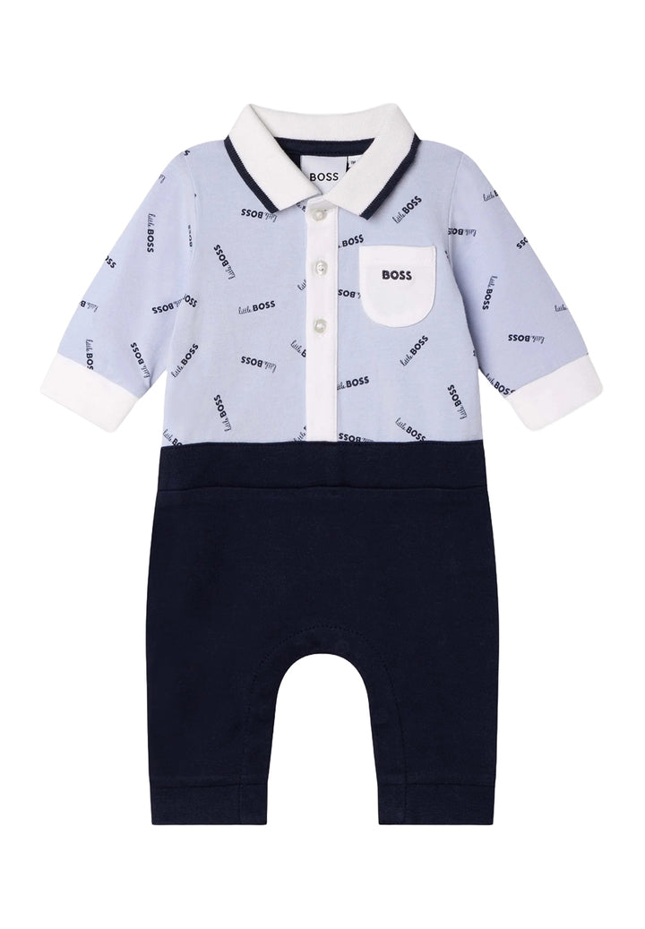 Barboteuse bleue pour bébé