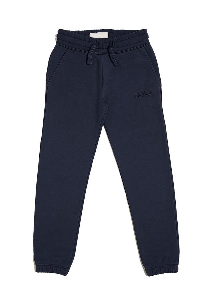 Pantalone felpa blu per bambino