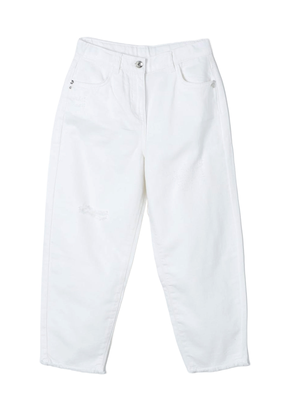 Jeans blancs pour filles