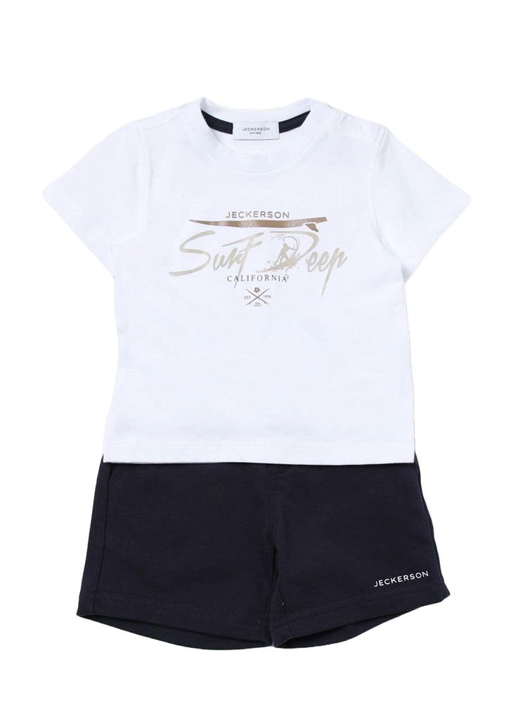 Ensemble blanc et bleu pour enfants