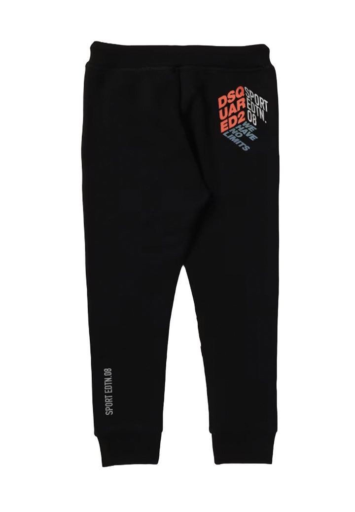 Pantalone felpa nero per bambino