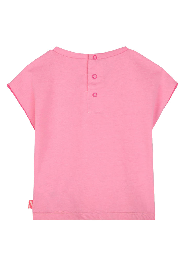 T-shirt rose pour bébé fille