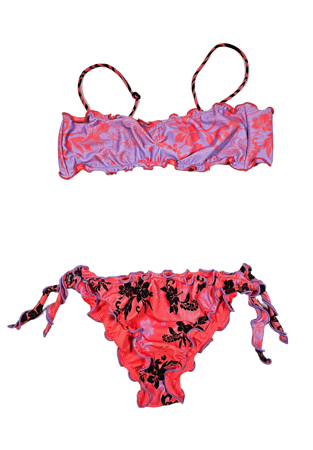 Costume bikini multicolor per bambina
