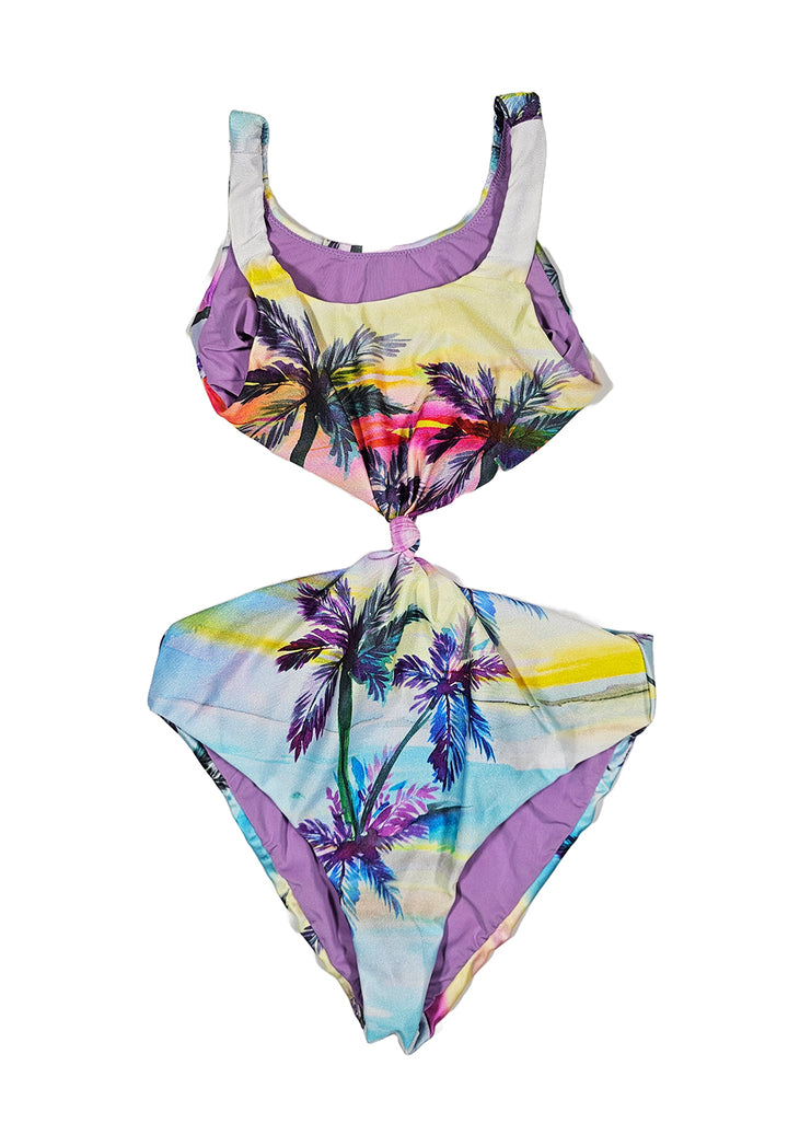 Costume intero multicolor per bambina