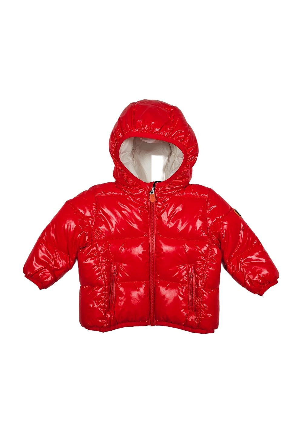 Giubbotto rosso per neonato