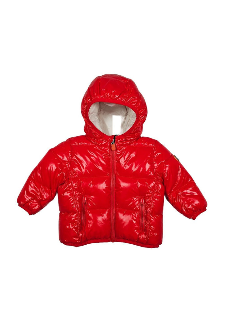 Giubbotto rosso per neonato