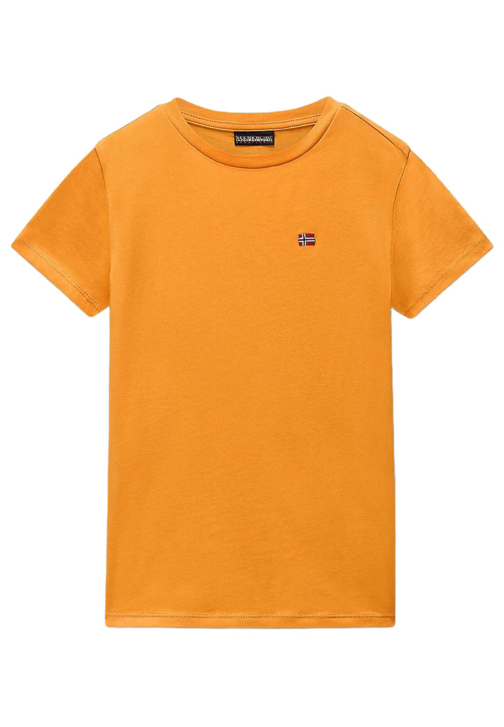Orangefarbenes T-Shirt für Jungen