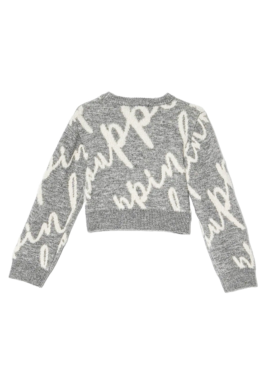 Maglione grigio per bambina