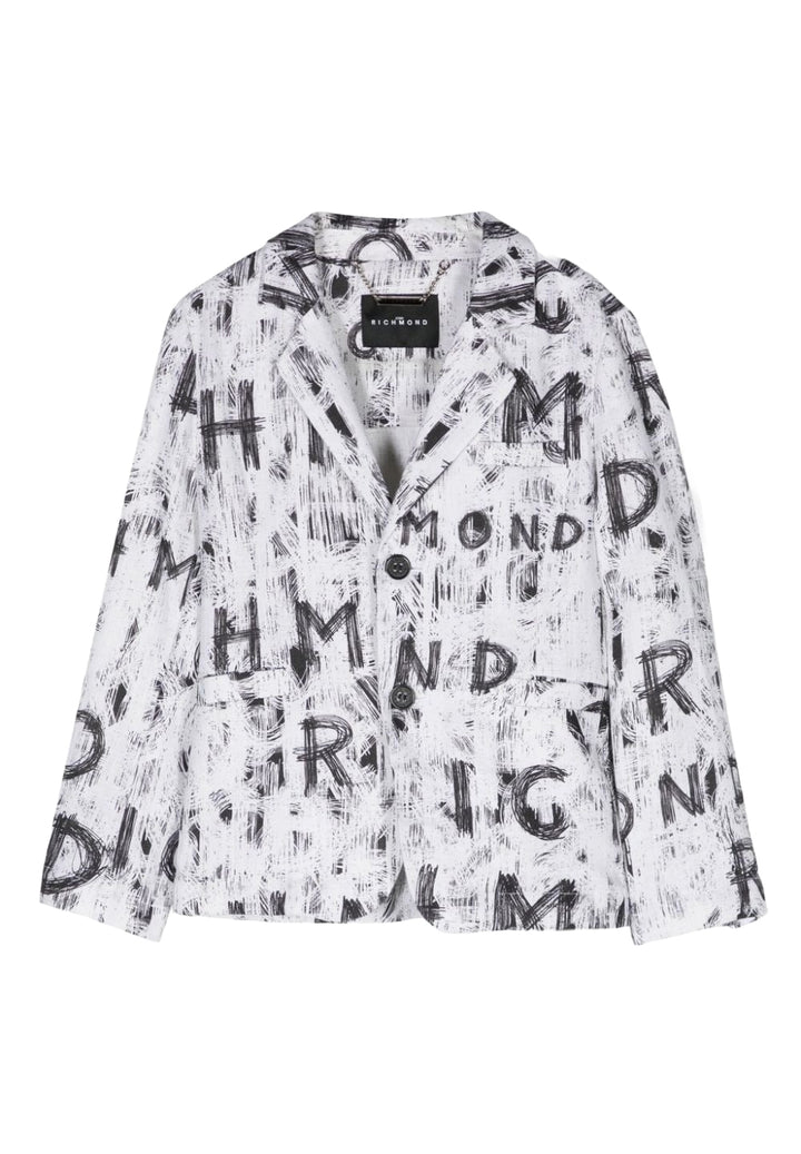 Weiße Leinenjacke für Kinder