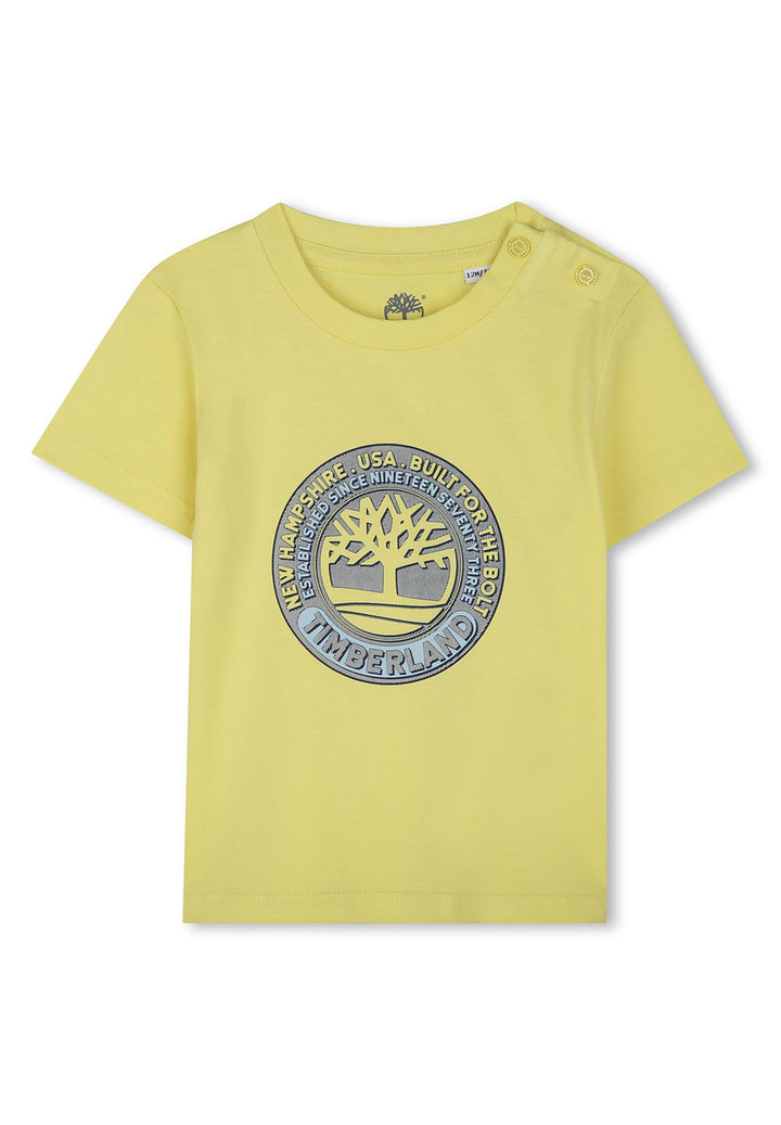 T-shirt jaune pour nouveau-nés