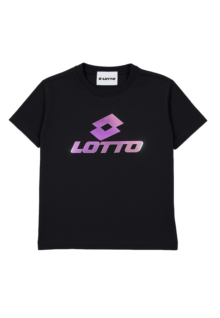 T-shirt nera per bambina