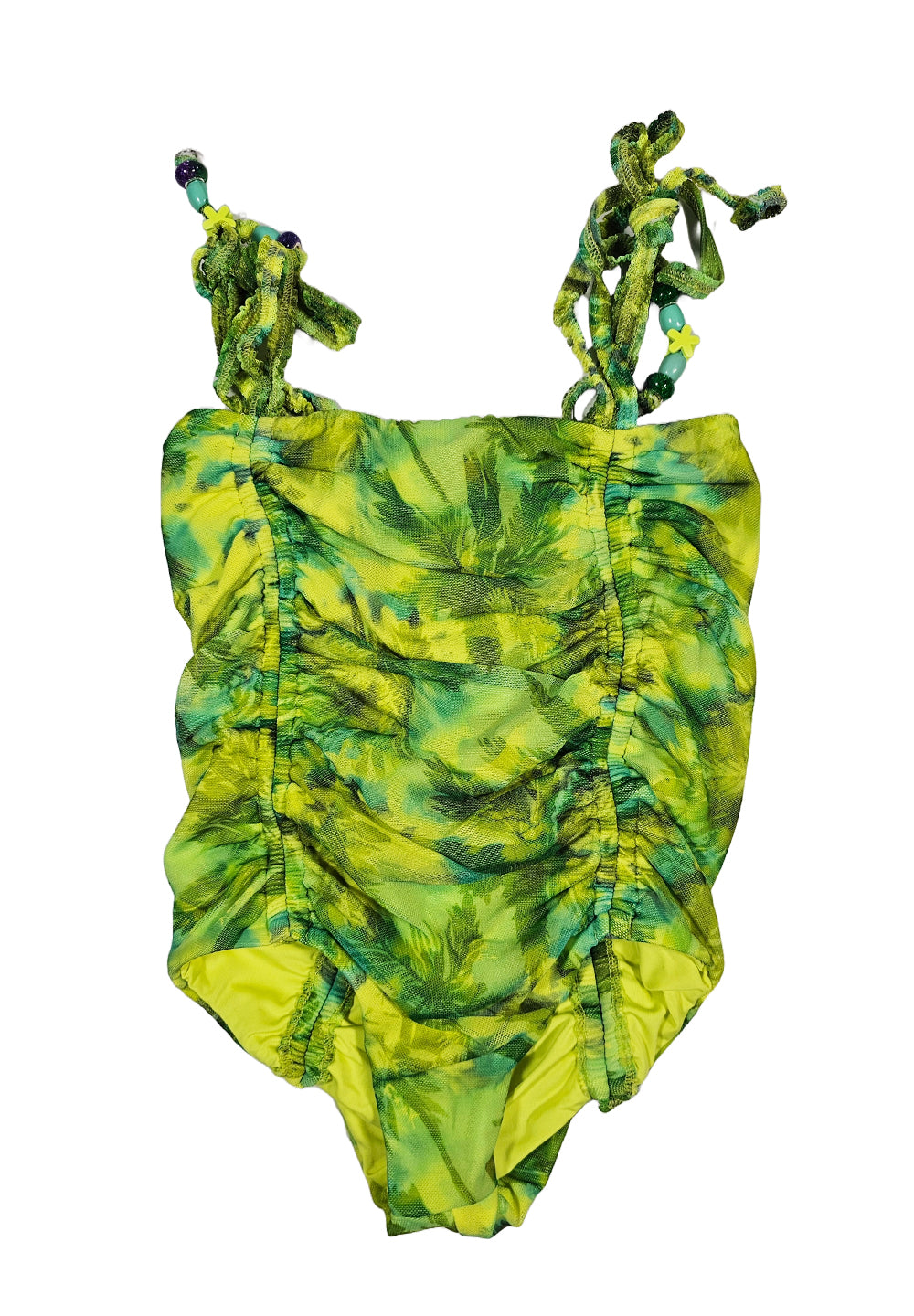 Costume intero verde per bambina