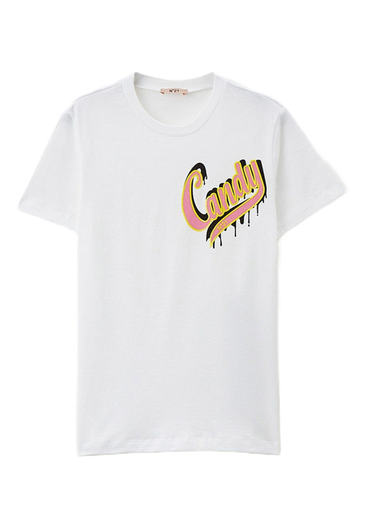 T-shirt bianca per bambina - Primamoda kids