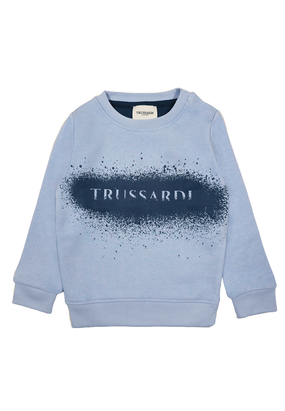 Hellblaues Rundhals-Sweatshirt für Jungen
