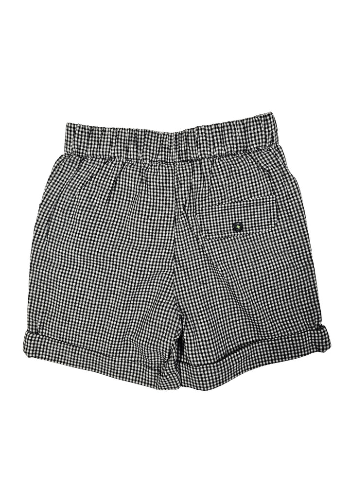 Bermuda noir et blanc pour nouveau-nés