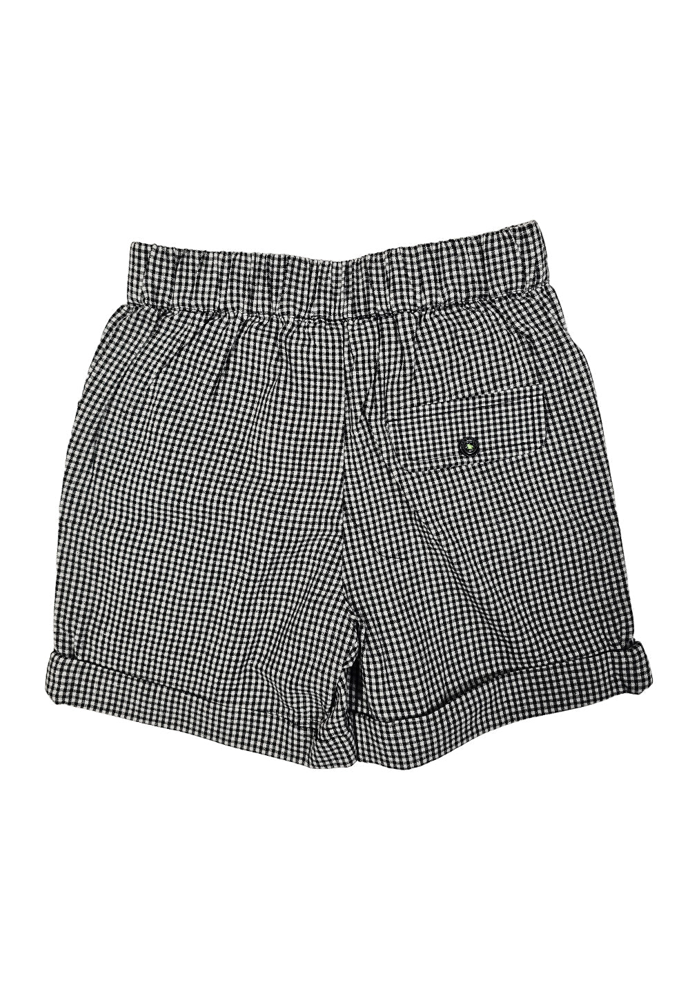 Bermuda nero-bianco per bambino