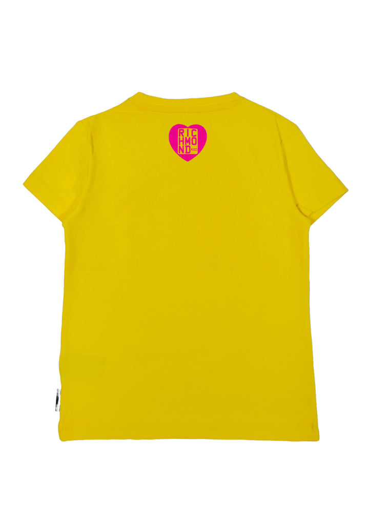 T-shirt jaune pour fille
