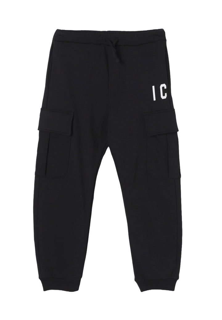 Pantalone felpa nero per bambino