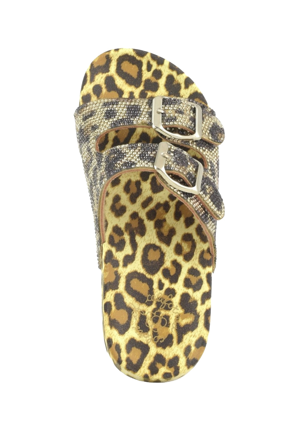 Chaussons léopard pour filles