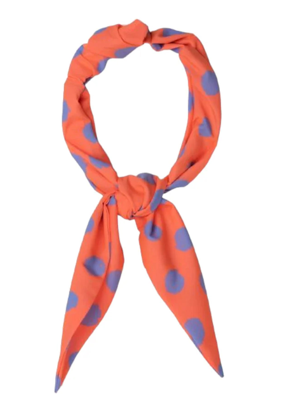 Fascia per capelli corallo-viola per bambina