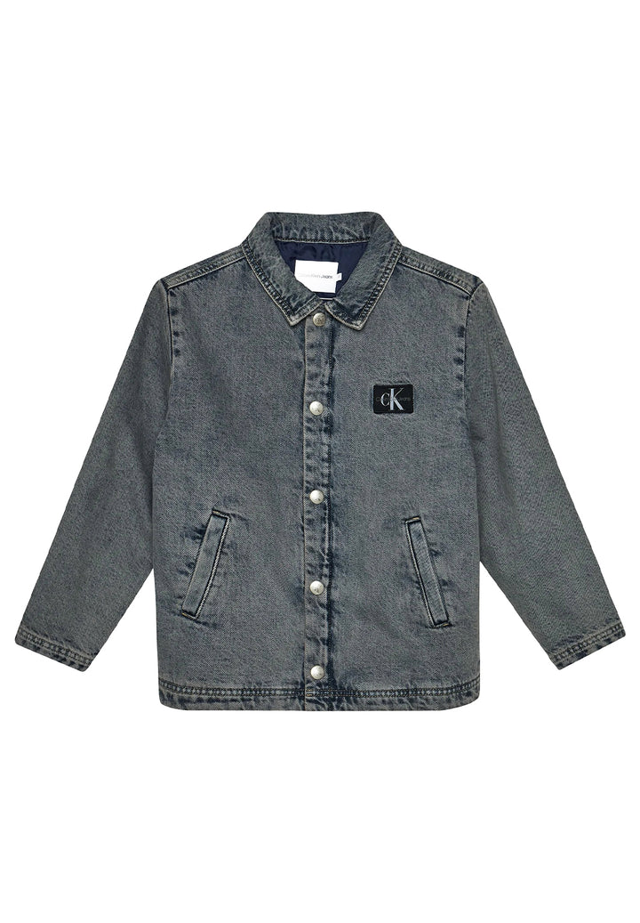 Giubbino blu denim per bambino