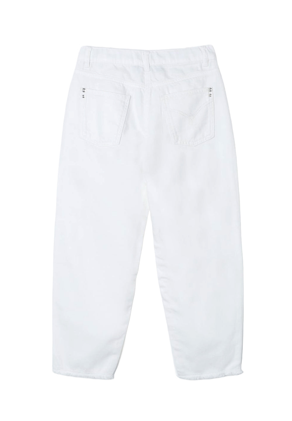 Jeans blancs pour filles