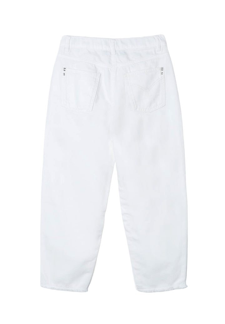 Jeans blancs pour filles