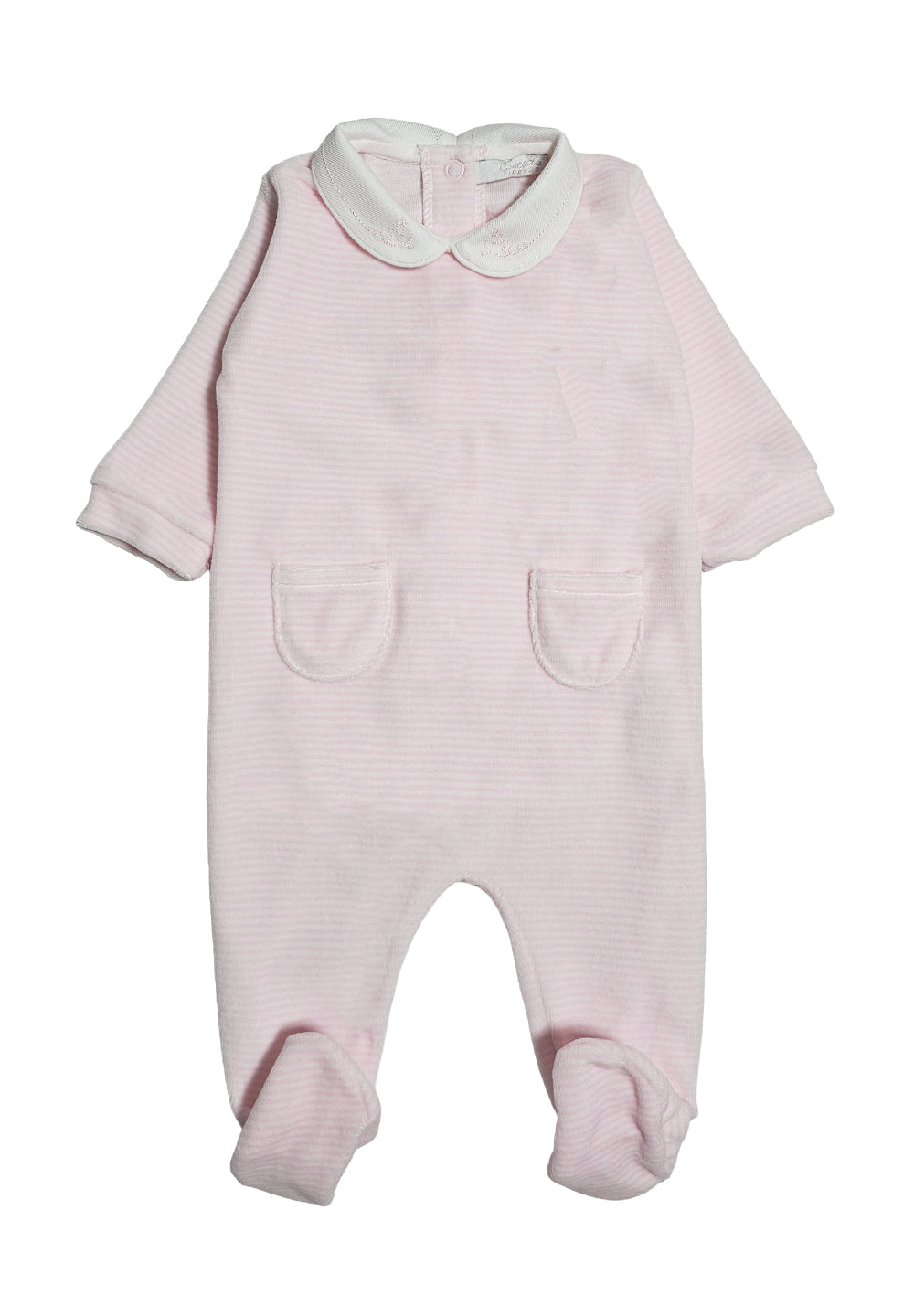 Tutina ciniglia rosa per neonata