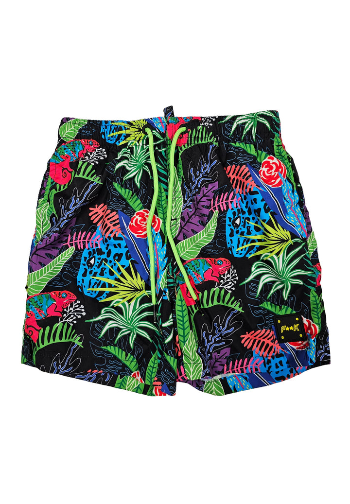 Costume boxer multicolor per bambino