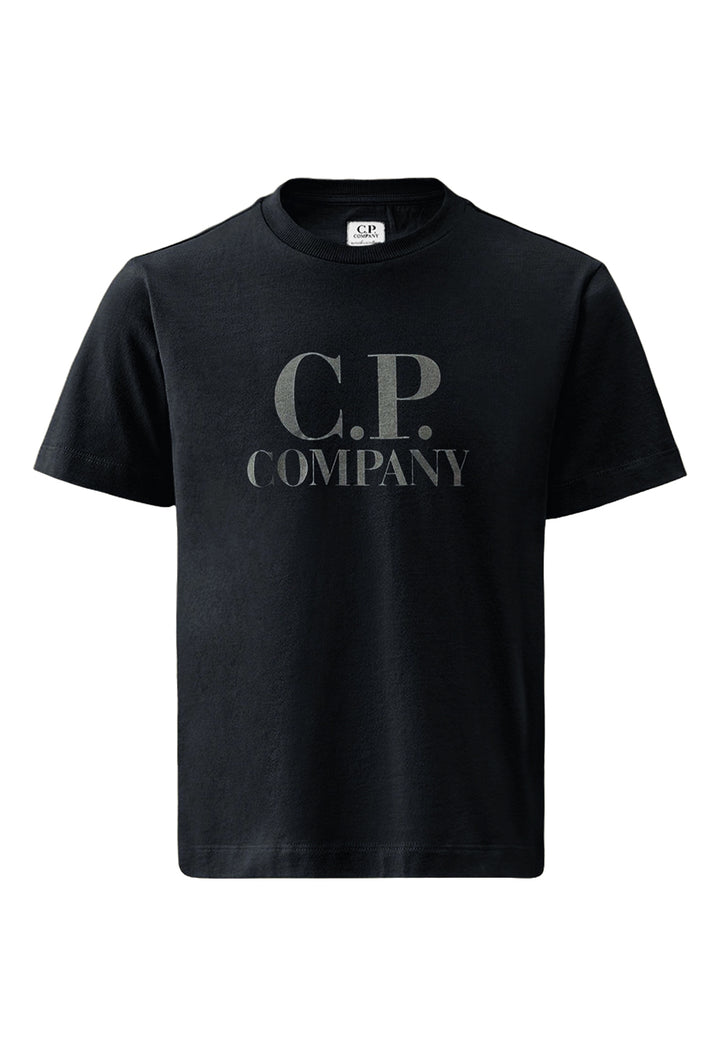 T-shirt nera per bambino