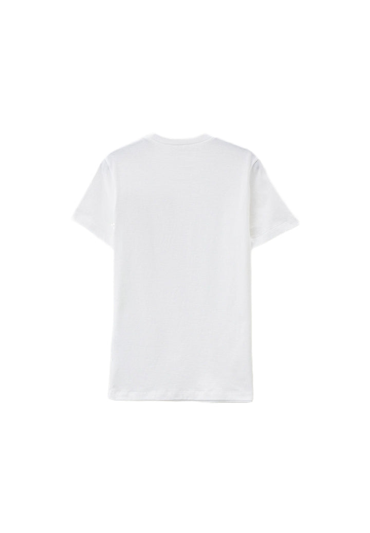 T-shirt bianca per bambina - Primamoda kids