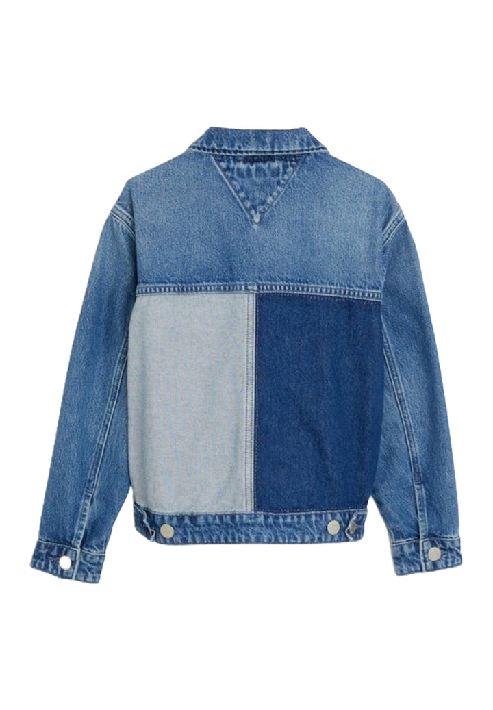 Camicia denim blu per bambina