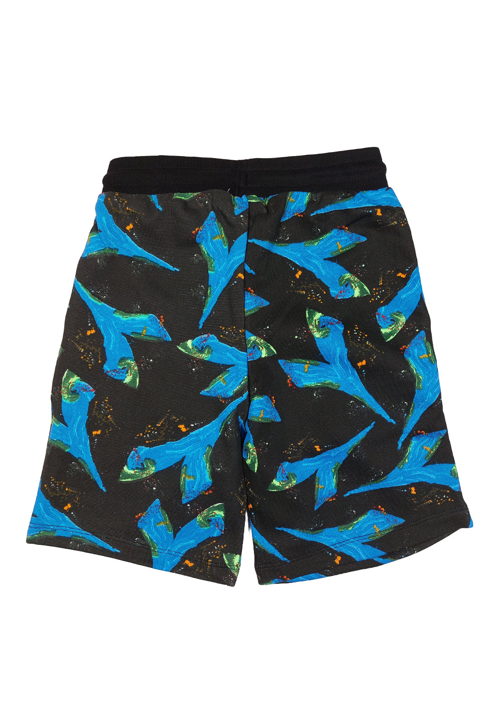 Bermuda felpa nero per bambino