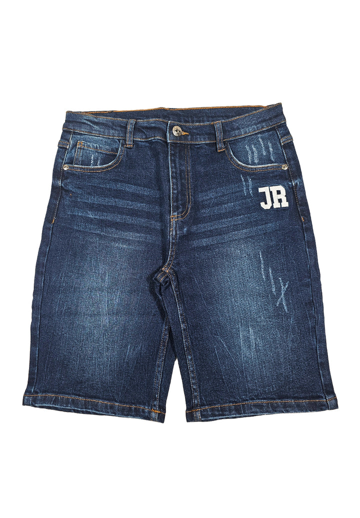 Bermuda denim blu per bambino