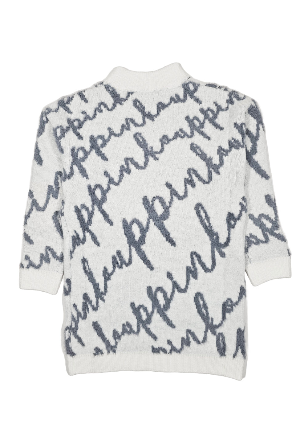 Vesito maglia bianco per bambina