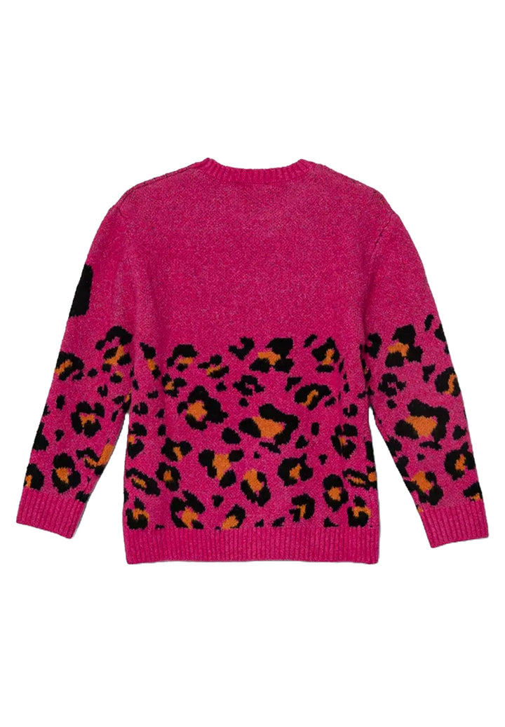 Maglione fuxia per bambina